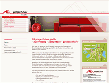 Tablet Screenshot of gs-projekt-bau.de